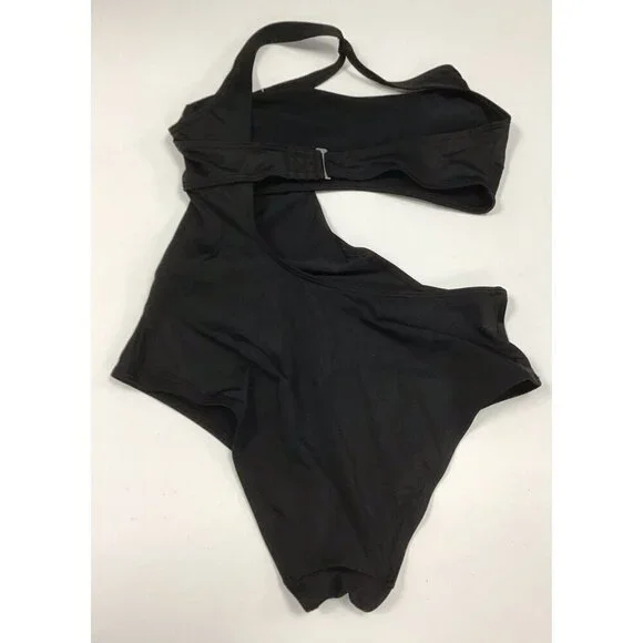 Adore Me One Piece Swimsuit Alaine Contour Black Large Bathing Suit Open 🩶 - Picture 2 of 3